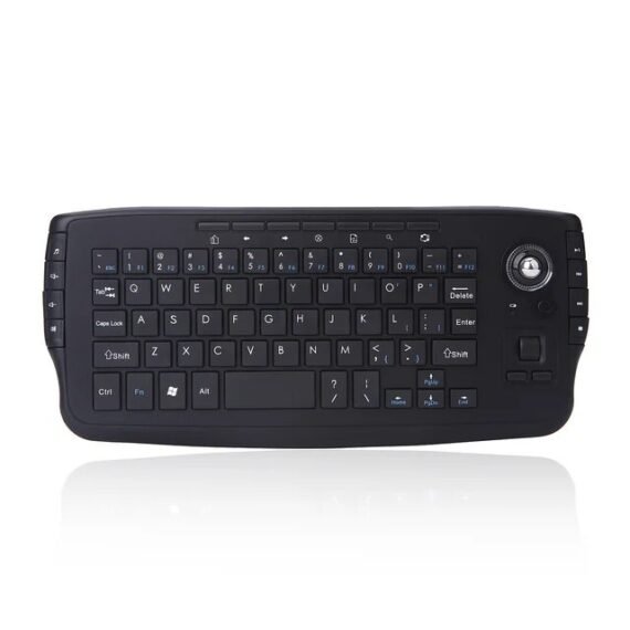 2.4G Wireless Keyboard with Trackball Keyboard For Smart TV Box Multi-Media Functional Air Mouse Keypad For Windows Android Mac