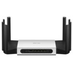 2.5G SFP+ Optical Ports WiFi6 Wireless Mesh Router Wi-Fi 6 AX6000 802.11AX, 2.4GHz 1148M + 5GHz 4804M, 8 Antennas, 1000M WAN/LAN