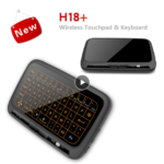 H18 2.4GHz Air Mouse Touchpad Backlight Wireless Keyboard Full Touch Screen Backlight Mini Wireless Keyboard for Android TV Box