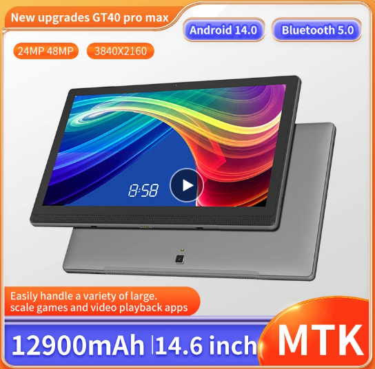 5G 2023 Global version Tablets 14 Inch 16GB Ram 1TB Rom 10500mAh 10 core Android 13.0 Wifi Dual SIM Card network Full screen