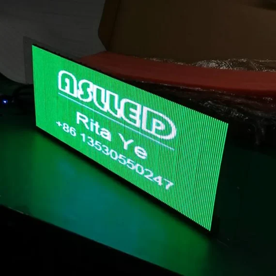 Mobile billboard P5.2x2.6 Car Small LED Display, car window transparent advertising screen Mobile phone sending program