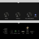 ibass 150W High-power Home Theater Audio System Hi-Fi Bluetooth loudspeaker Box Living room TV Coaxial Active Car subwoofer